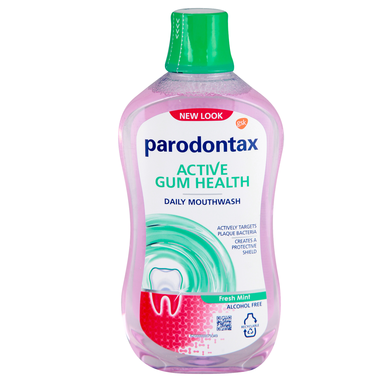 Parodontax Active Gum Health vodica za ispiranje usta sa mirisom svježe mente, 500 ml