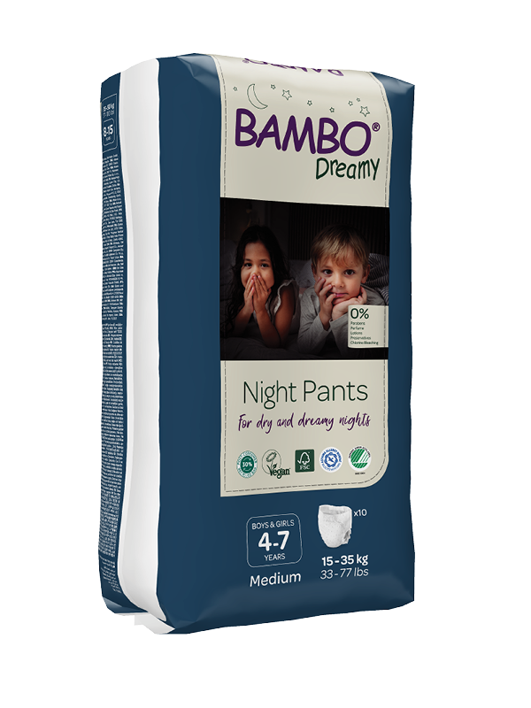 Bambo Dreamy Noćne gaćice univerzalne, 4-7 god, 15-35 kg