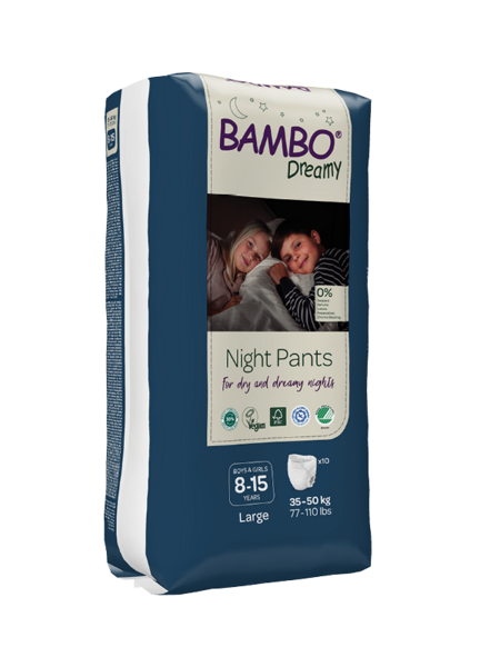 Bambo Dreamy Noćne gaćice univerzalne, 8-15 god, 35-50 kg