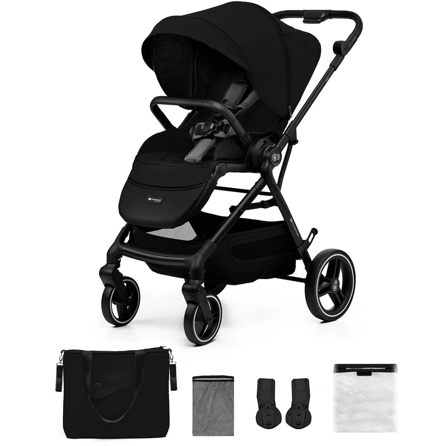 Kinderkraft Kolica za bebe Yoxi, Crna