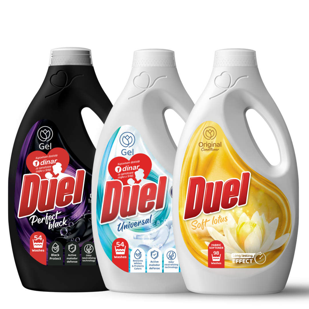 Duel Set za pranje veša, 3 proizvoda | Online prodaja | Ananas