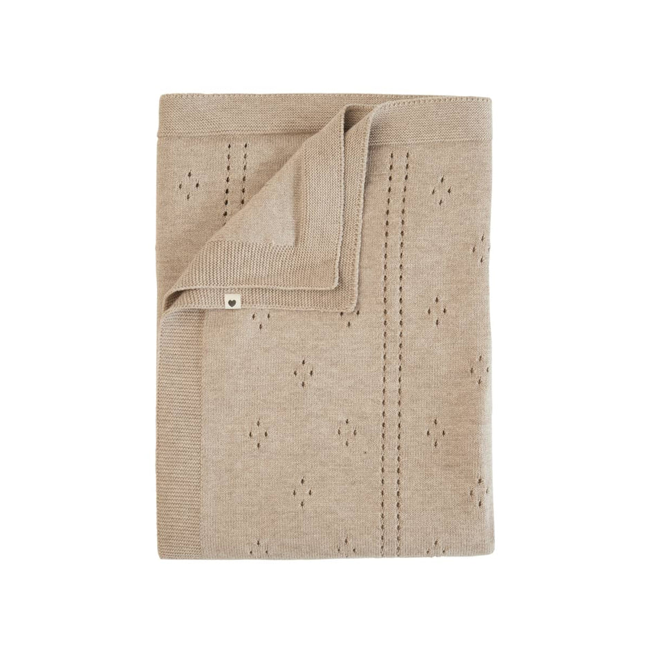 BIBS Pointelle Pleteno ćebe, Ivory