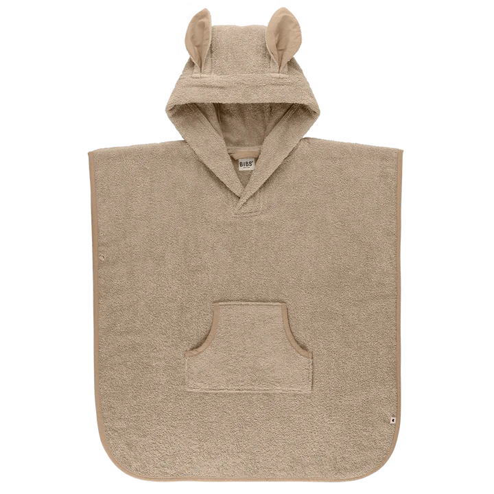 BIBS Kangaroo poncho Peškir sa kapuljačom, Vanilla