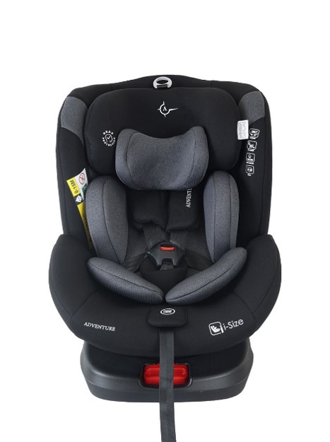 Jungle Baby Auto sedište Adventure, 40-150 cm, Sivo