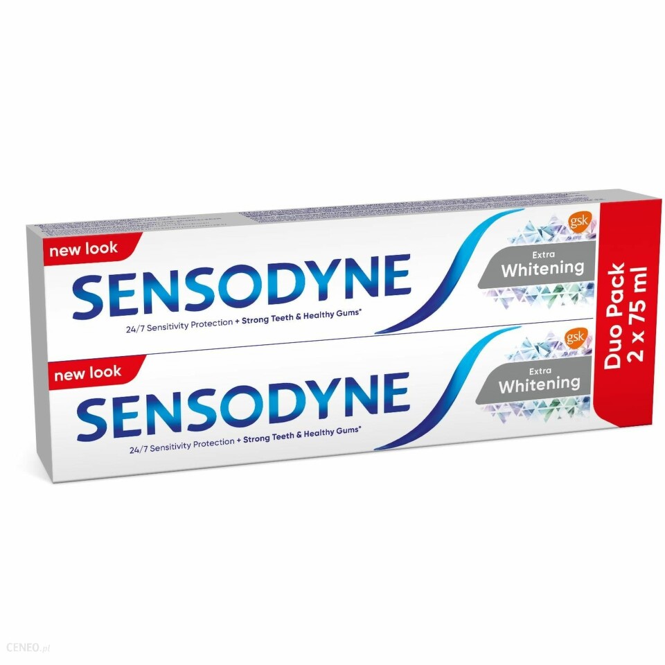 SENSODYNE pasta za zube za ekstra izbjeljivanje 2x75 ml