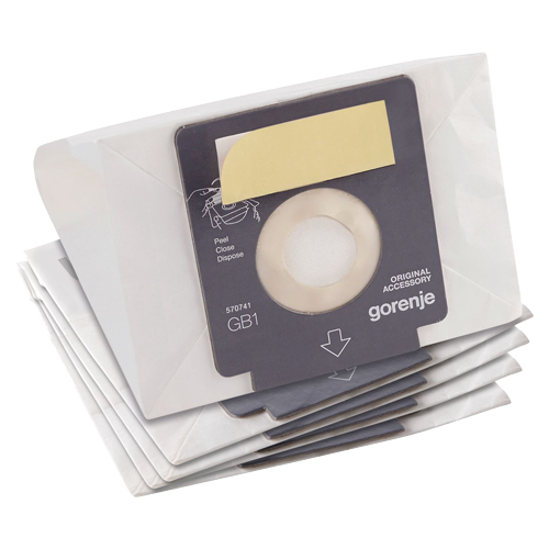 Gorenje GB1PBU GB1 5/1 Vreće za usisivač, Set od 5 papirnih kesa + izlazni filter