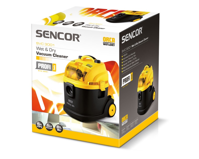 Индустриска правосмукалка SENCOR SVC 3001 ORCA