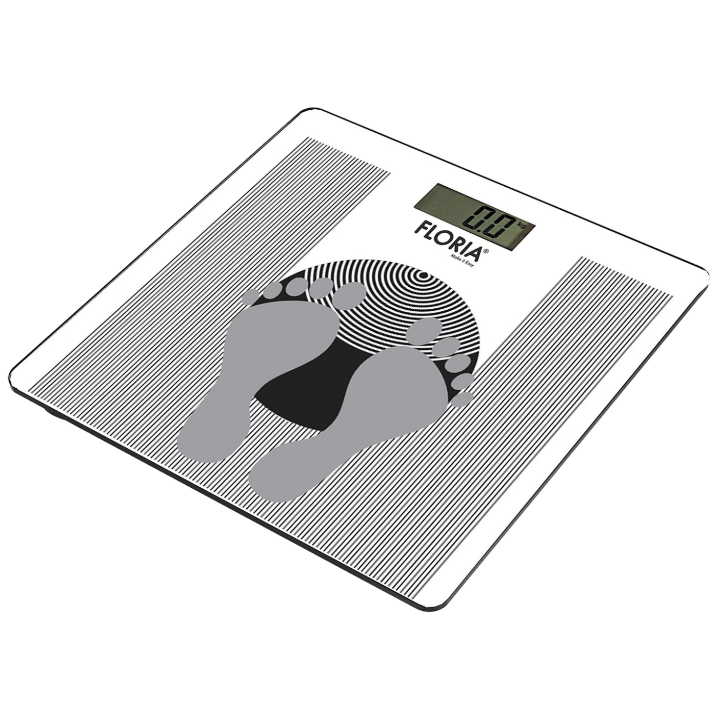 Floria Vaga, digitalna, do 150 kg - ZLN7682, Bijela