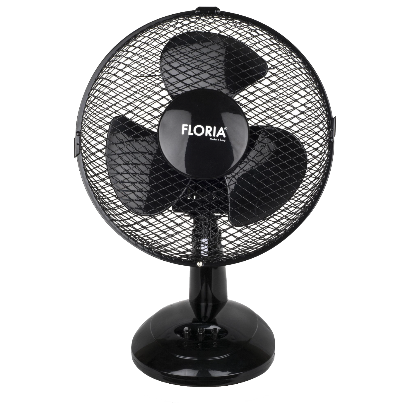 Floria Ventilator stolni, promjer 23 cm, 25 W, crni - ZLN1211, Crni