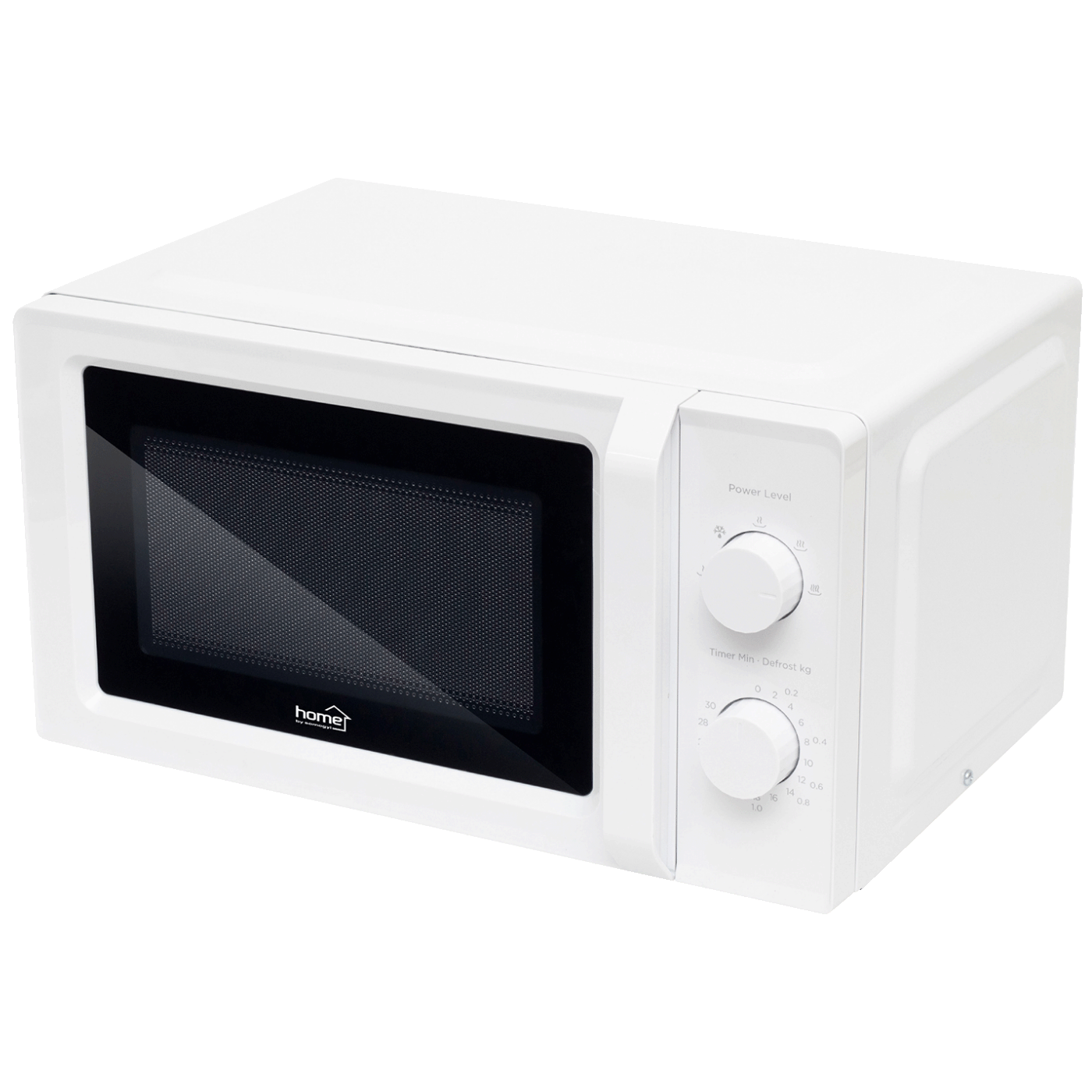 Home Mikrovalna pećnica, 700 W, zapremina 19 l, bijela - HG MH 19, Crna