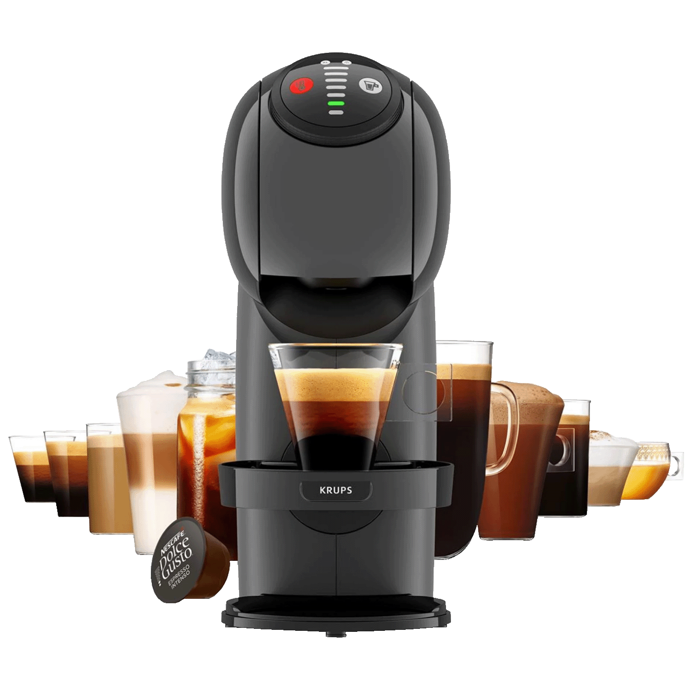 Krups Aparat za espresso kafu, Dolce Gusto Genio S - KP243B10, Crni