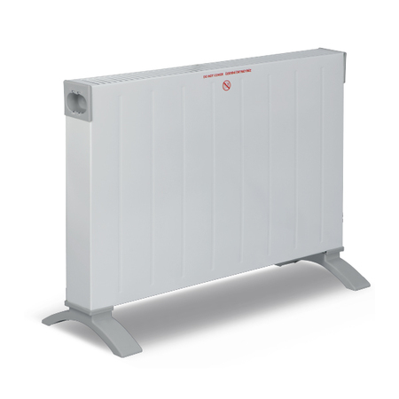 LOBOD Električna konvektorska grijalica LD-2000 bijela 2000W, Bijela