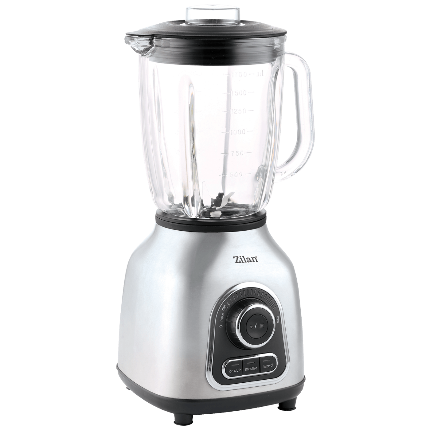 Zilan Blender, zapremina 1, 75 lit., 1400 W - ZLN5596, Srebrni
