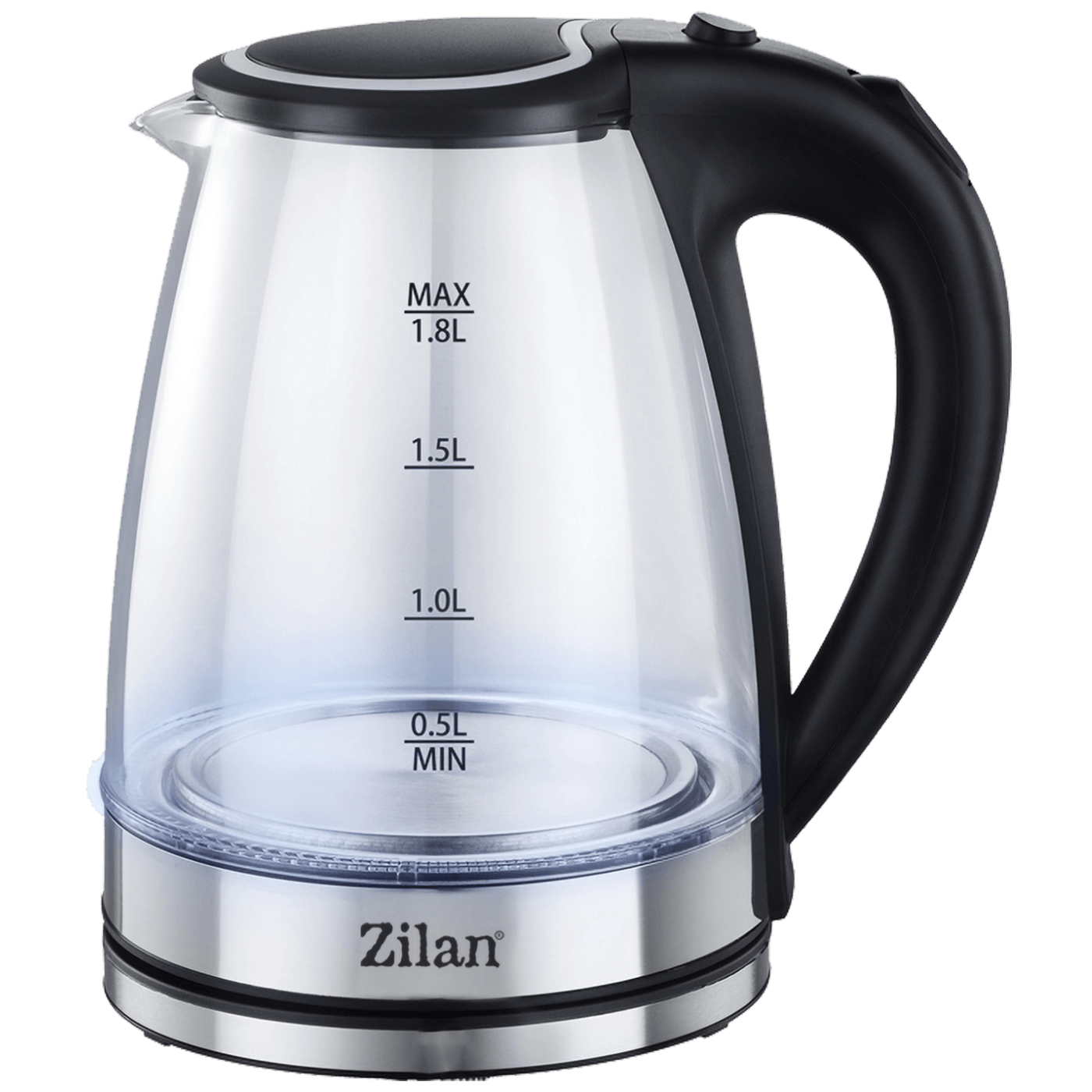 Zilan Kuhalo za vodu, zapremina 1.8 l, 1800 W - ZLN8115, Srebrno