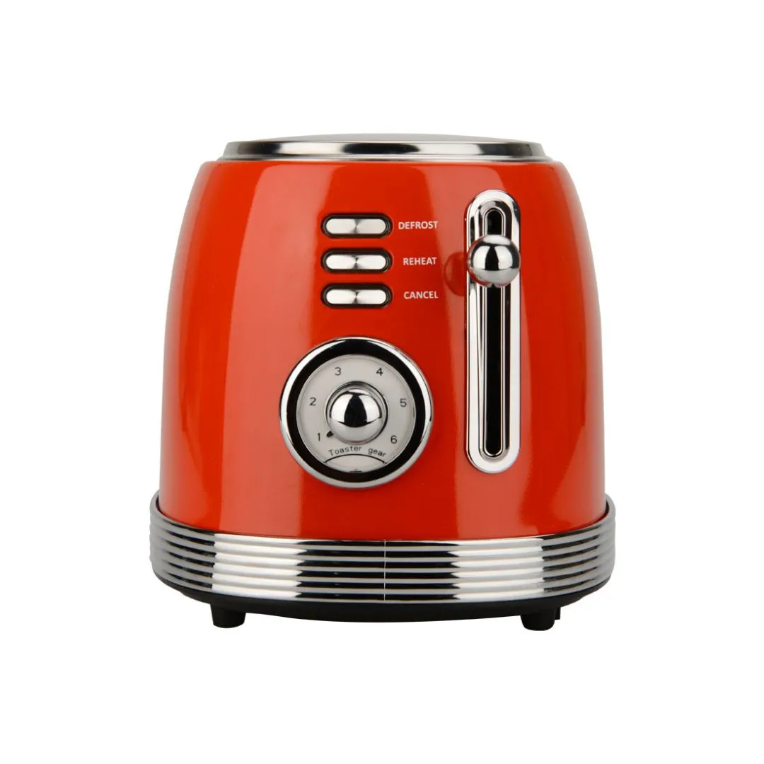 Zilan ZLN7040 Toster, Retro, 2 kriške hljeba, Crveni