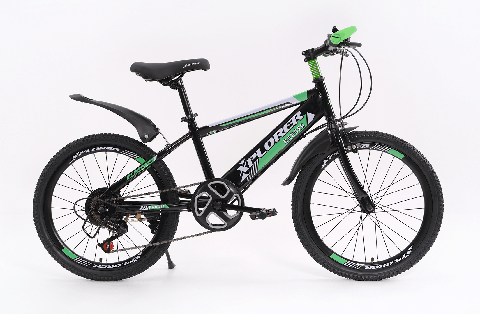 Xplorer Dječiji bicikl Ranger, 20", crno-zeleni