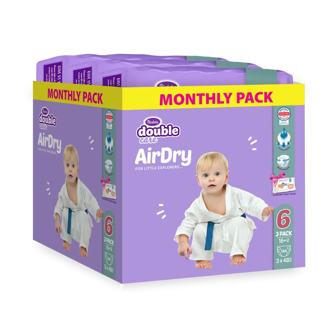 Violeta Pelene DC Air Dry Monthly 6, 16+ kg, 144/1