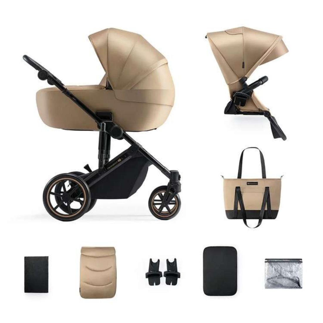 Kinderkraft Kolica za bebe Prime 2, 2u1, Bež