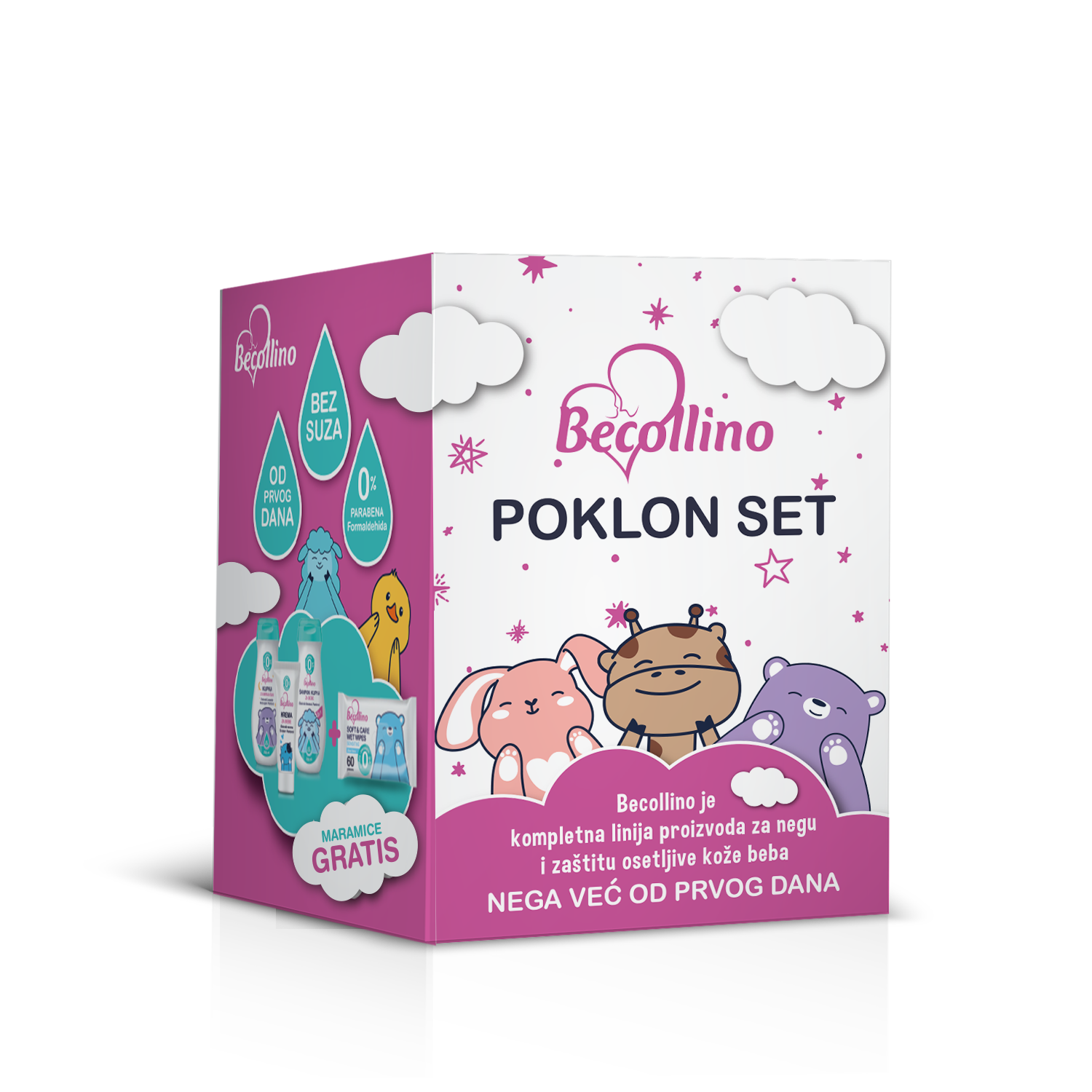 Becollino Poklon set, 5 proizvoda