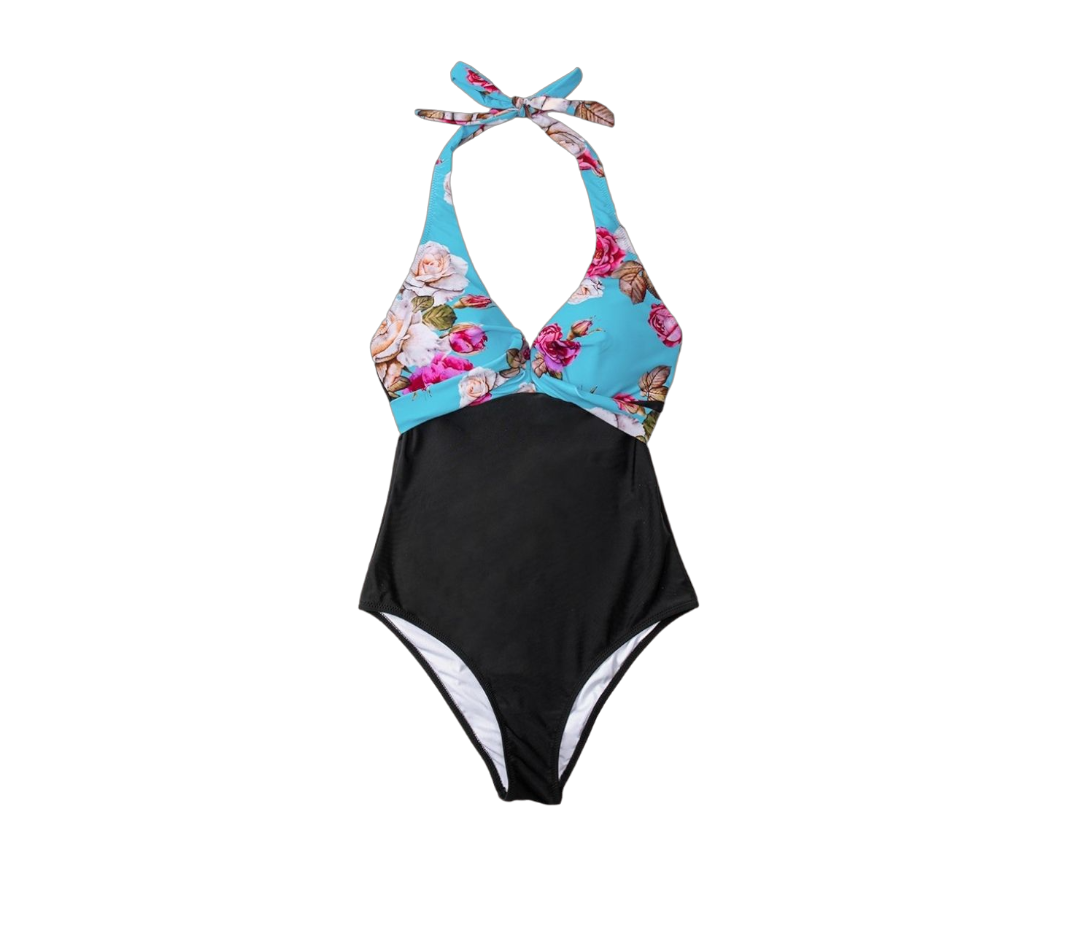 CUPSHE Ženski jednodelni kupaći kostim J22 crnoplavi Online prodaja