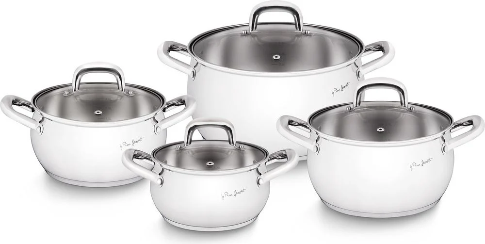 LAMART Set lonaca 4/1 LT1111, Srebrni