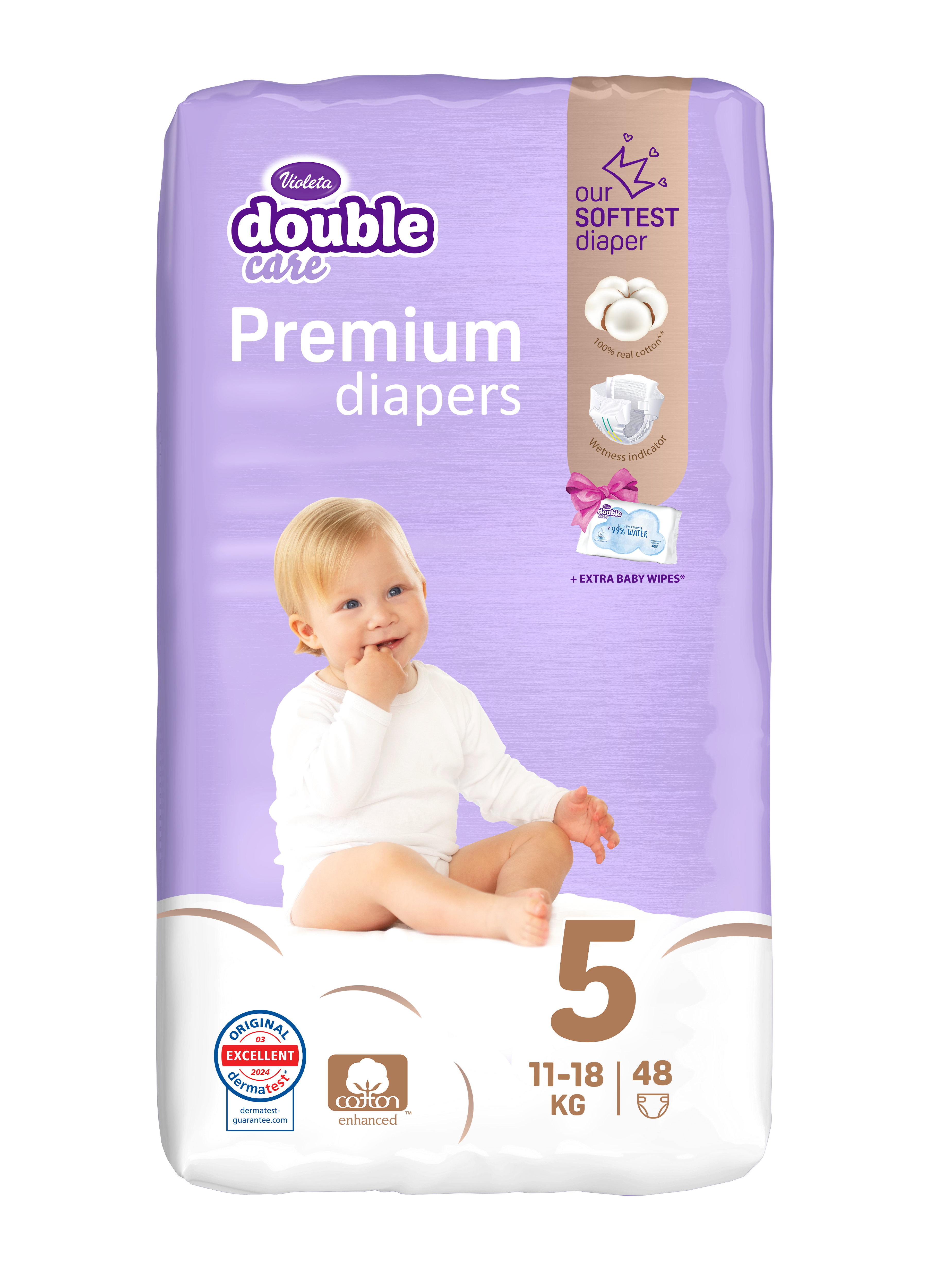Violeta pelen Premium Air Dry 5, 11-18 kg, 48 komada