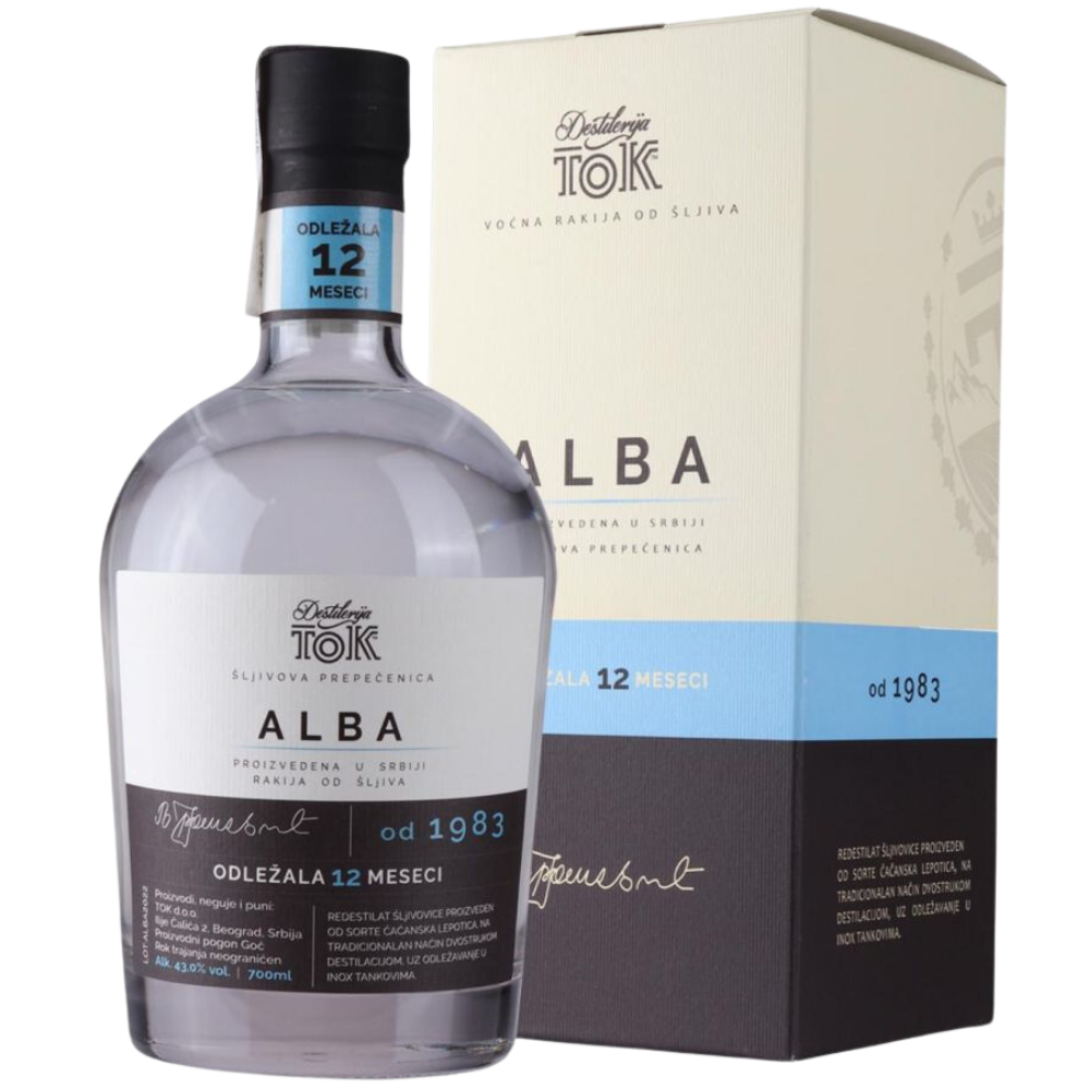Tok Rakija TOK Rakija Šljiva Alba Gift Box 0,7 l | Online prodaja | Ananas