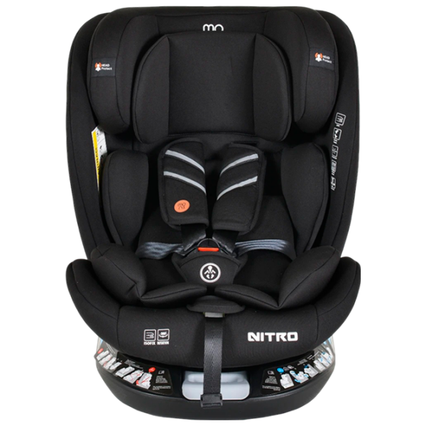 Moni Nitro Auto sedište za decu 0-36 kg, Isofix, Black