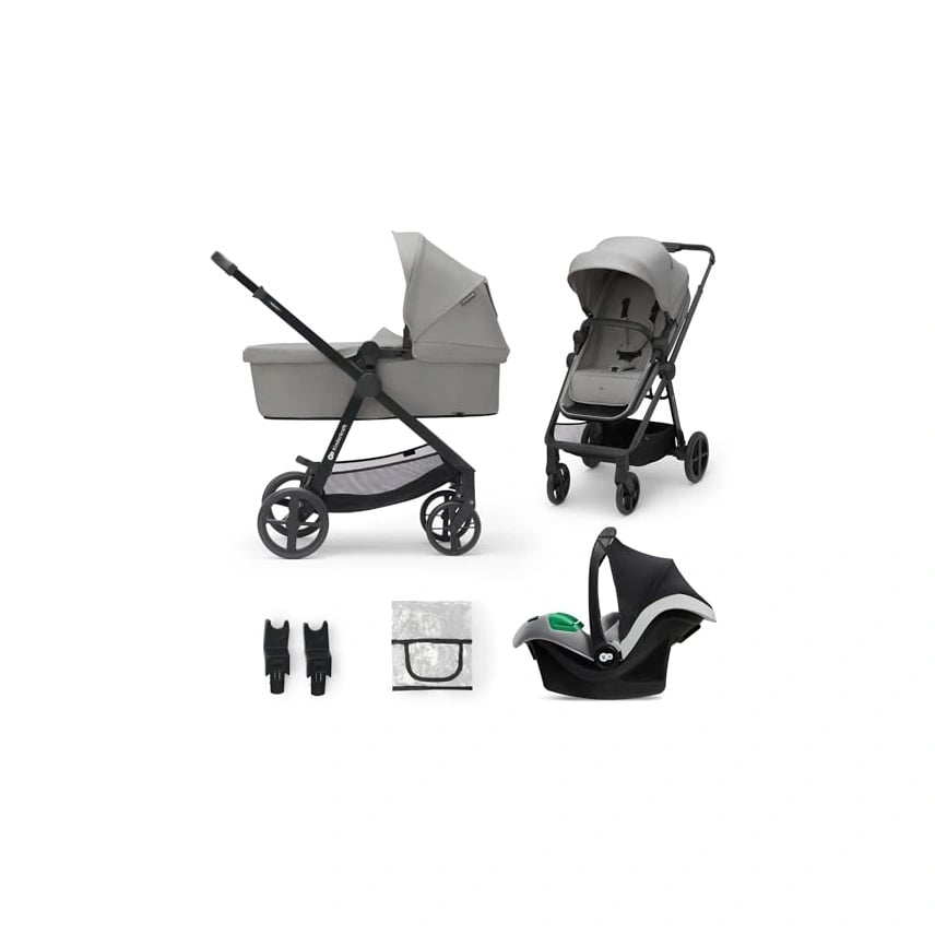 Kinderkraft Newly kolica za bebe 3u1 Moonlight Grey