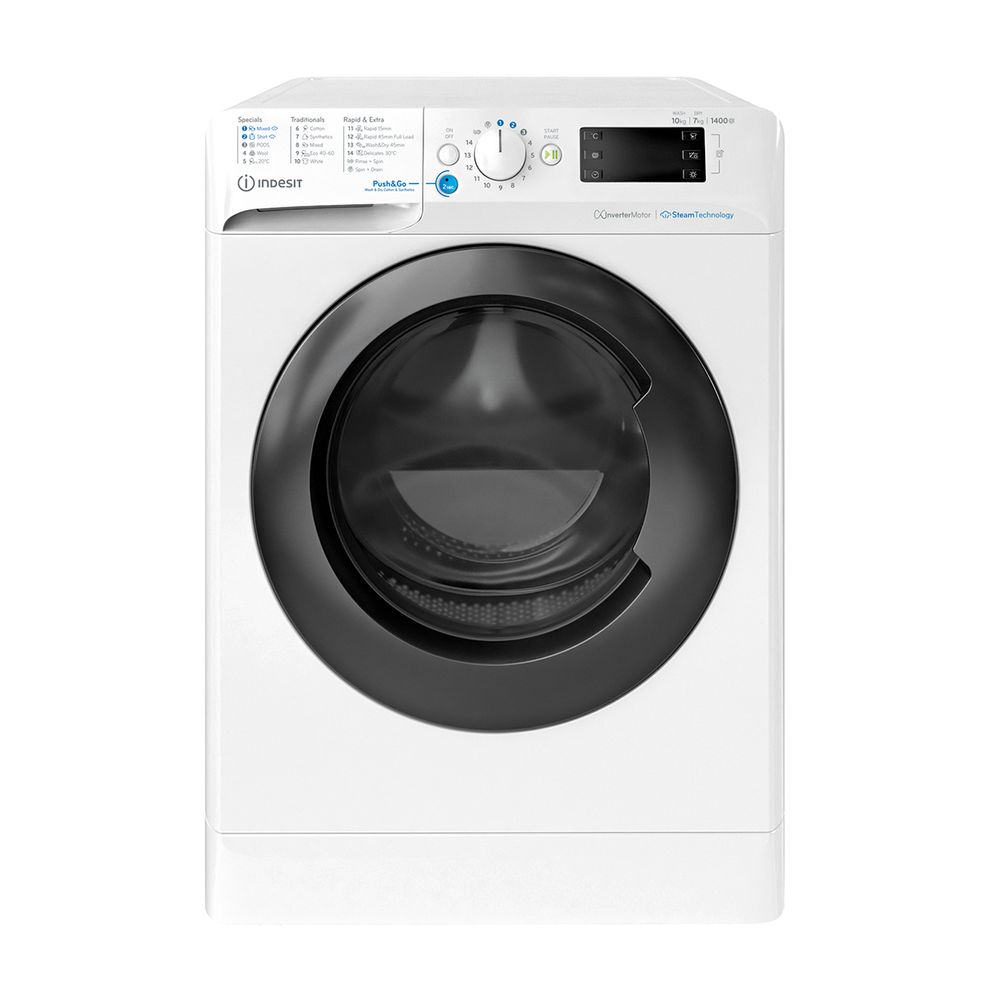 Indesit Mašina za pranje i sušenje BDE 107436 WKV EE, 10/7kg, 1400 obrtaja, Inverter, Bijela