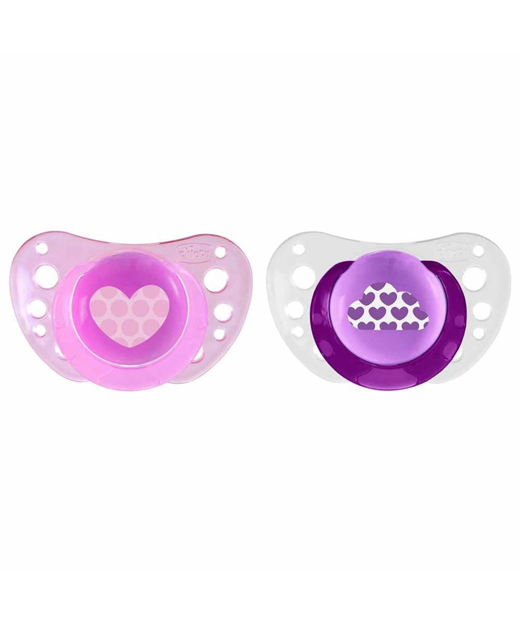 Chicco Silikonske varalice Physio Air, 6-16 m, 2 komada