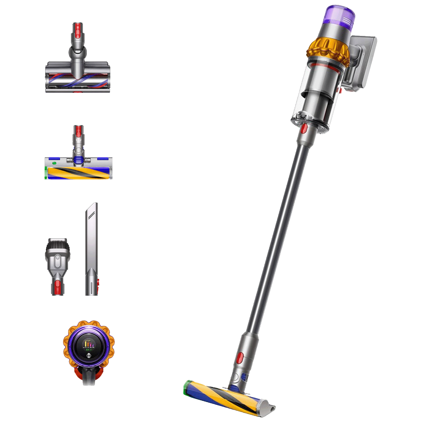 DYSON Stick usisivač V15 Detect Absolute, siva | Ananas