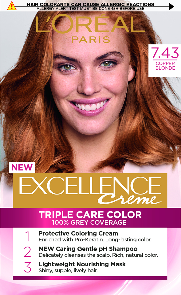 L'oreal Excellence Boja za kosu 7.43 Online prodaja Ananas