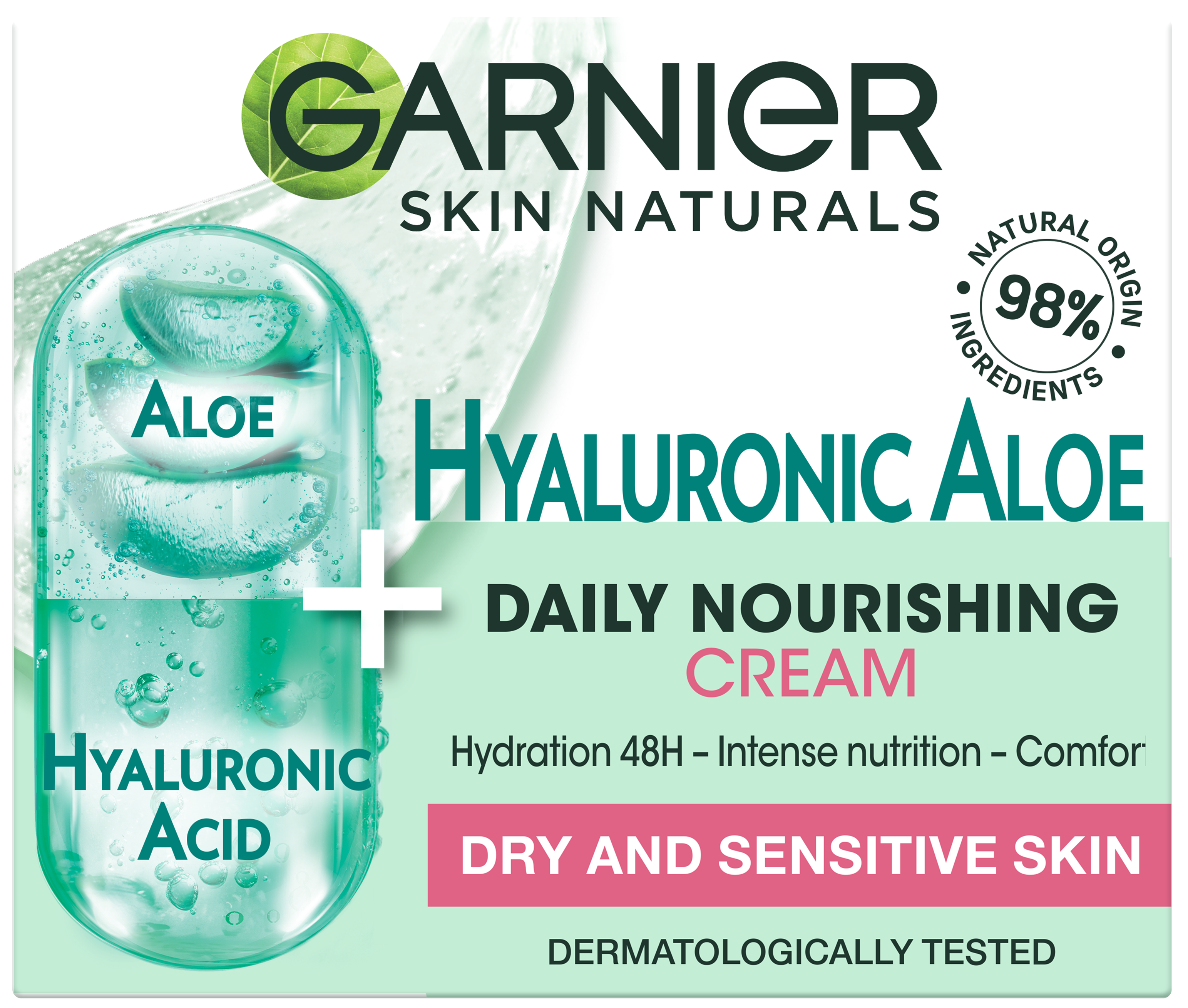 Garnier Ženska hranjiva krema Skin Naturals s hijaluronskom alojom 50 ml