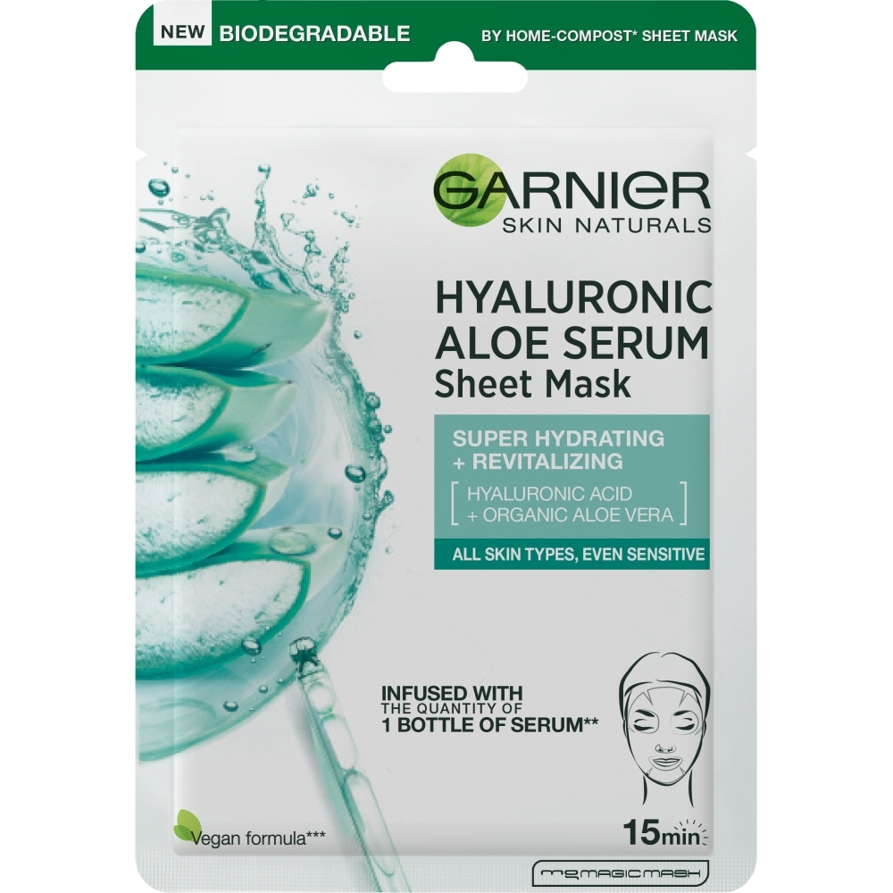 Garnier maska ​​za lice Skin natural hijaluronska aloja 28g