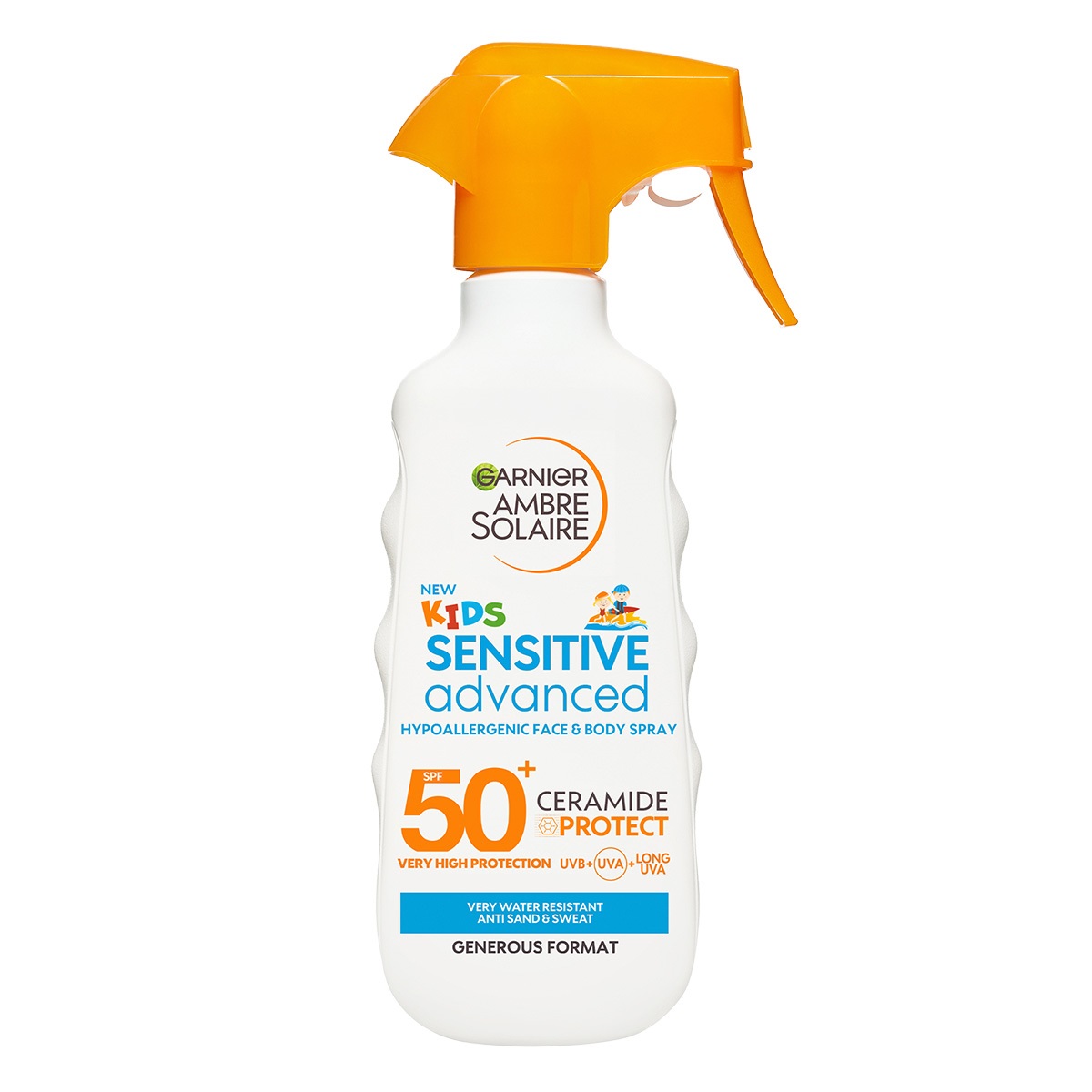 GARNIER Ambre Solaire Kids Sensitive Advanced SPF50+ sprej za decu za zaštitu od sunca 270ml
