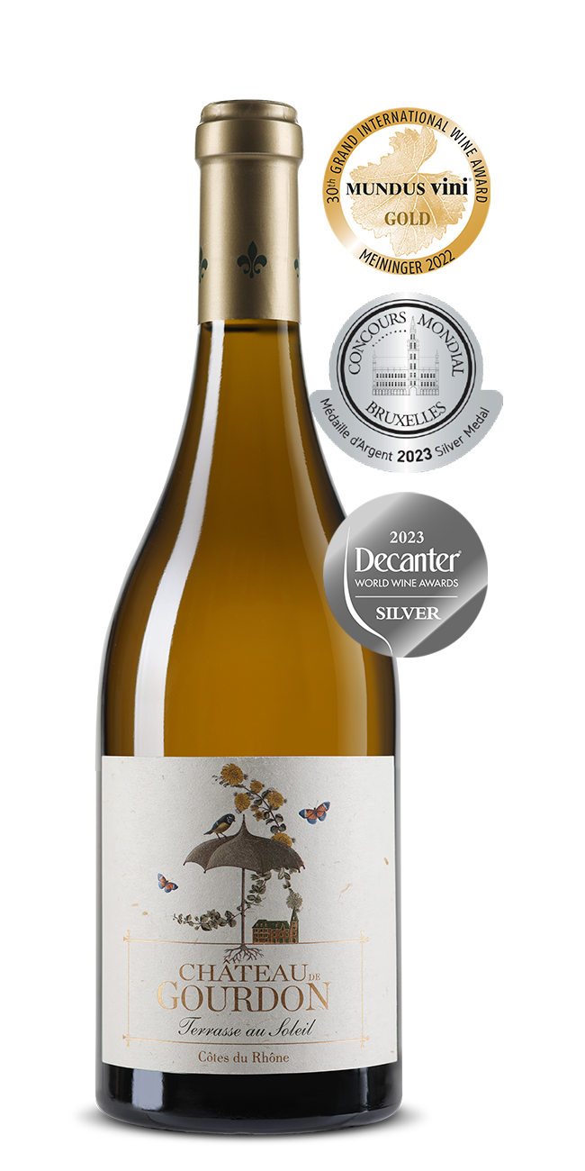 ТИКВЕШ Бело вино Chateau de Gourdon France 2 Terrasse au Soleil 0.75L ...