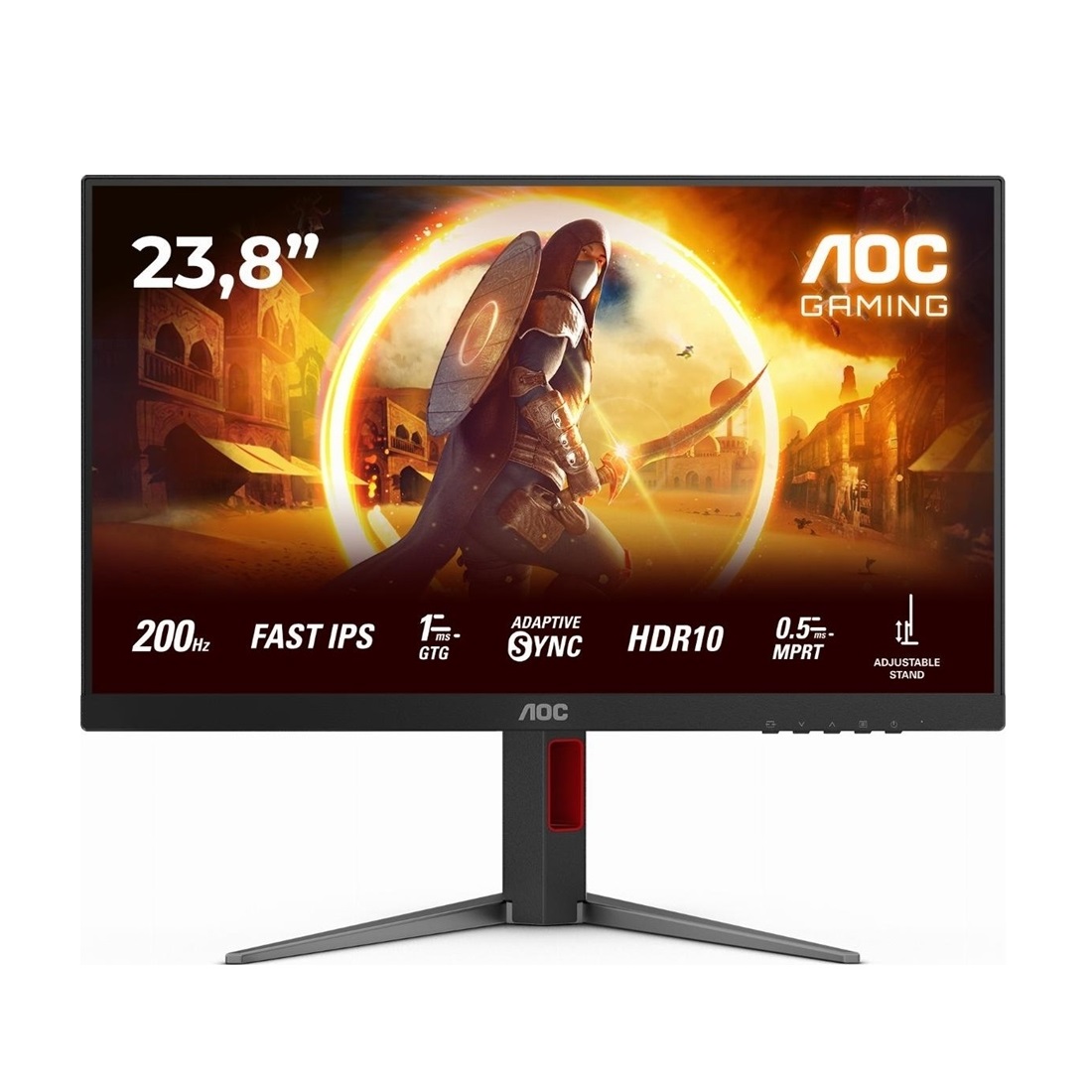 Acer 27" Nitro QG1 FHD 180HzFHD,IPS,250cd,1ms,HDMIx2,DP,SPK+Audio out,Tilt -5 20,VESA 100x100,Crna