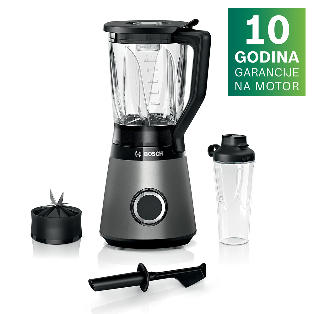 BOSCH blender MMB6174S; VitaPower; Serie 4; 1200 W; 1,5 lit.; Silver