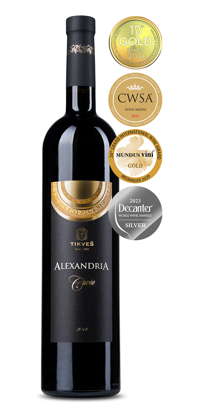 ТИКВЕШ Црвено вино Александрија Cuvée 0.75L | Најголема онлајн ...
