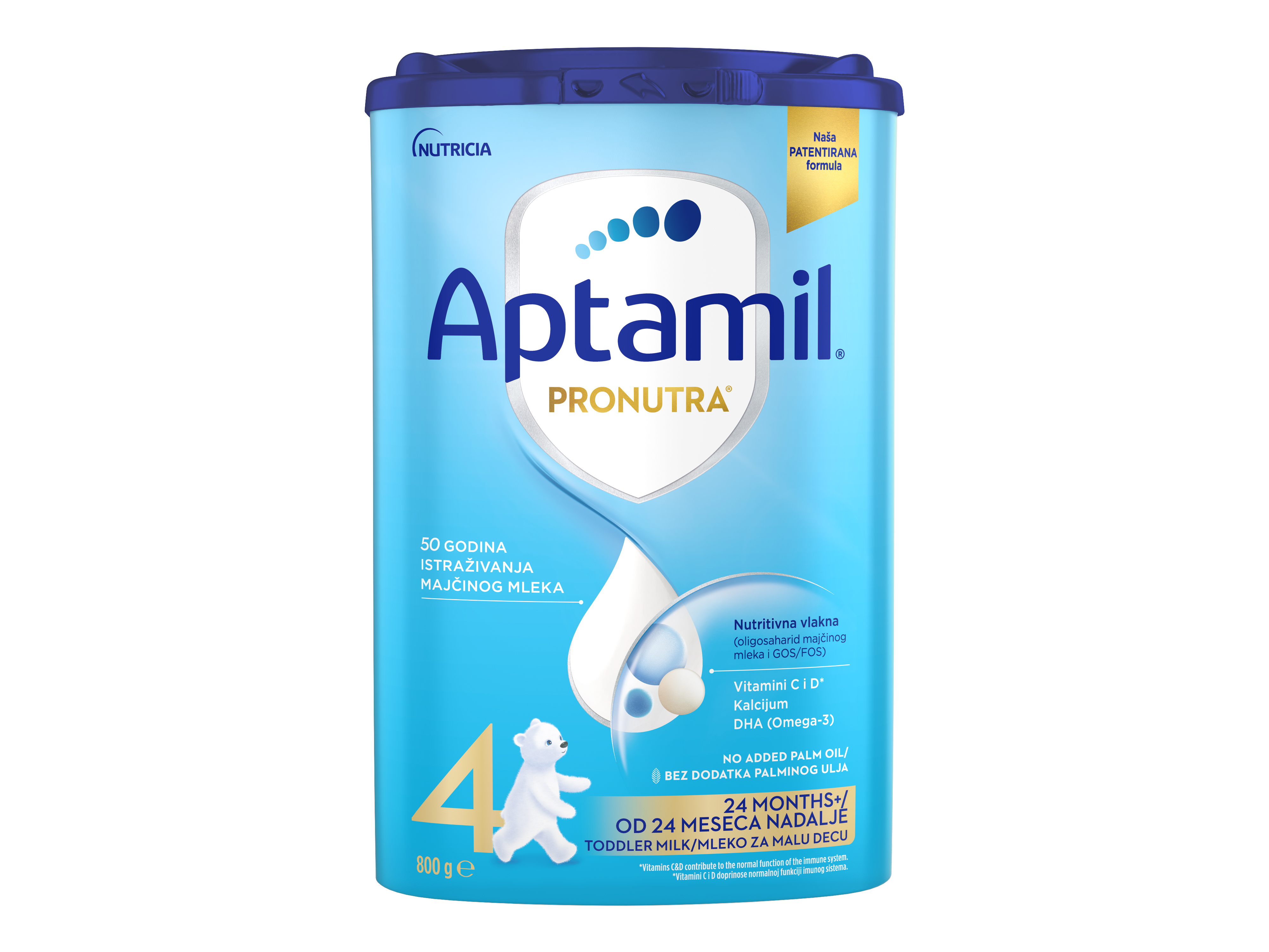 PRONUTRA 4 mlečna formula za malu decu, od 24 meseca nadalje, 800 g