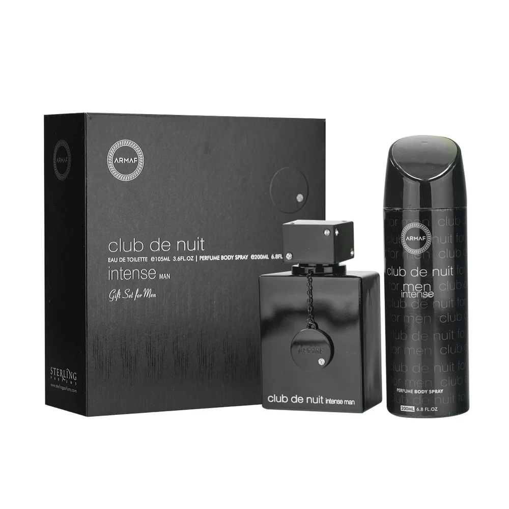Armaf muški poklon set Club de Nuit Intense Man, 105 ml EDT + 200 ml sprej za tijelo