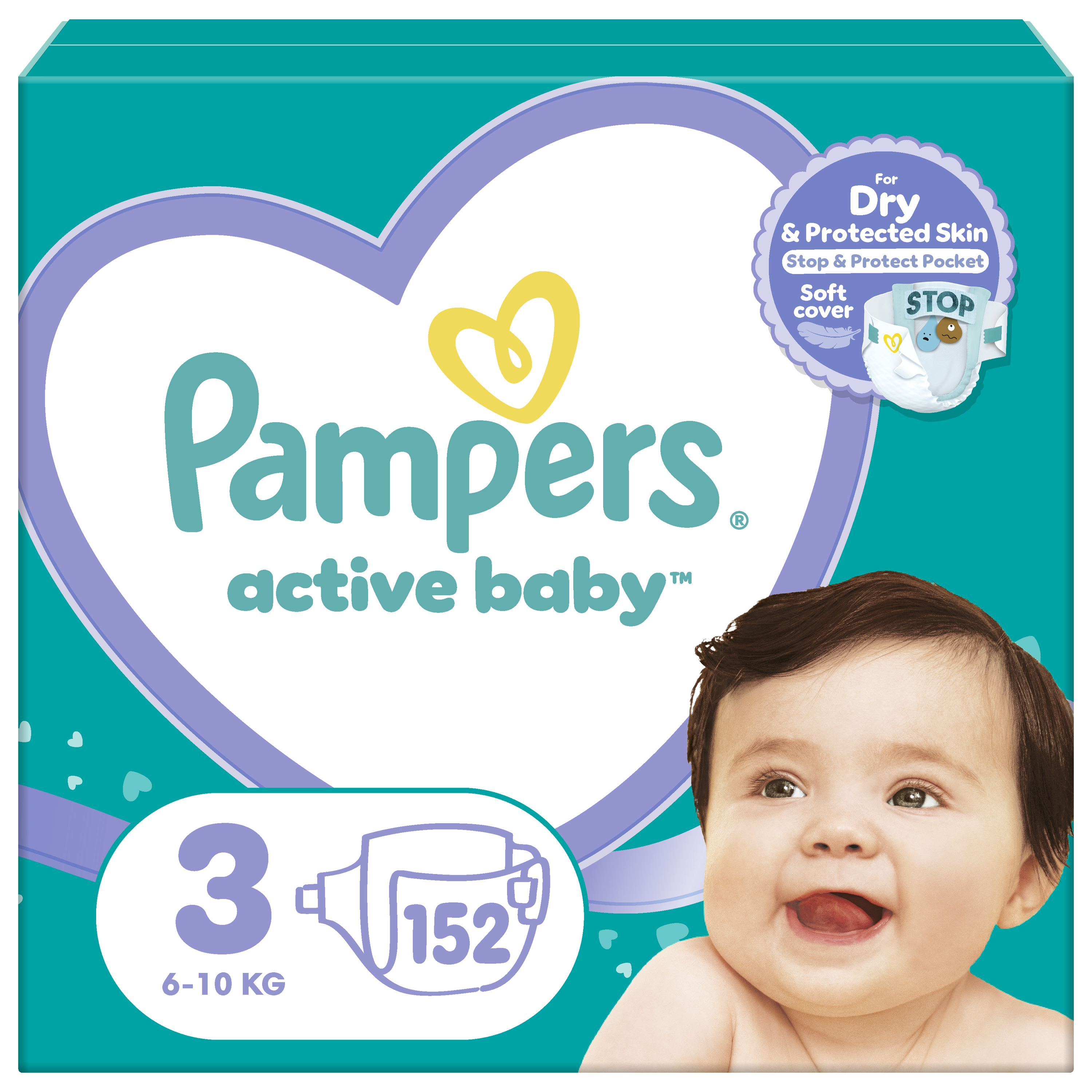 Pampers Pelene Active Baby 3, MB, 6-10 kg, 152/1