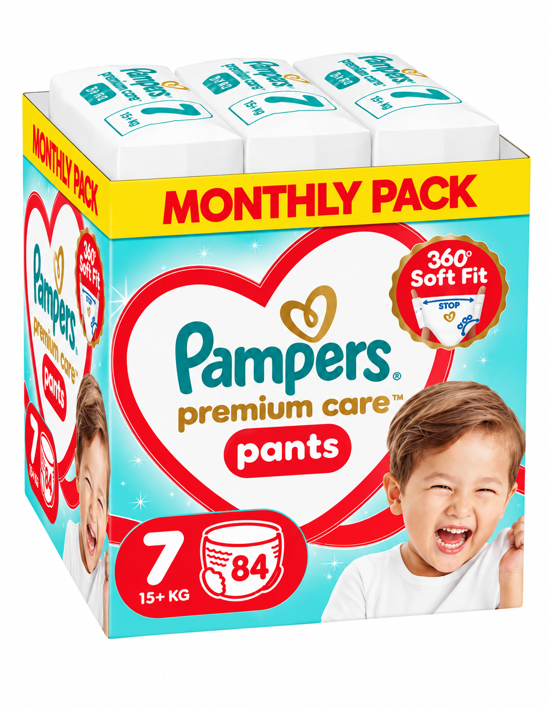 Pampers Pelene Premium Care Pants 7, Monthly, 15+kg, 84/1