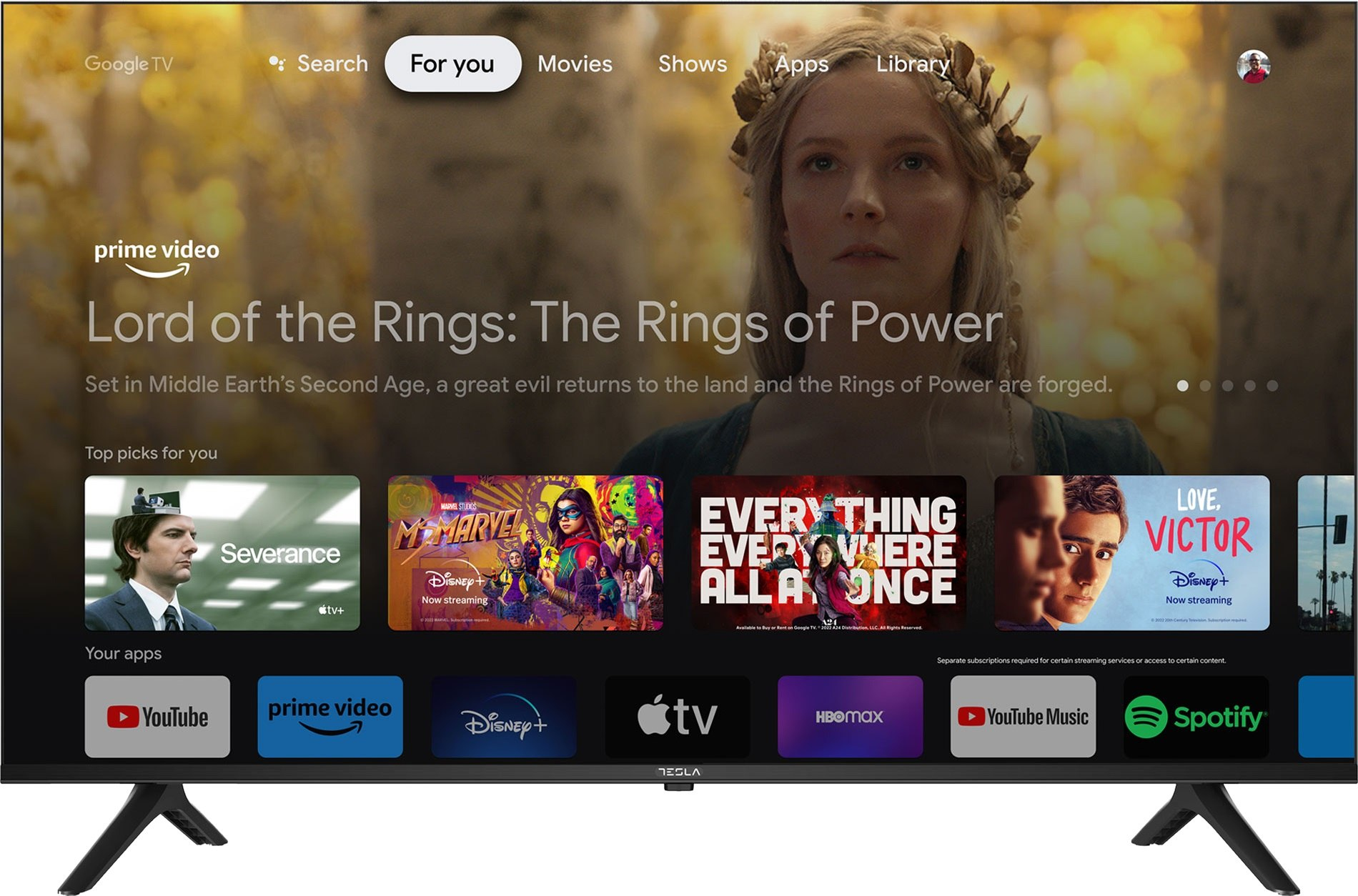 Tesla Televizor 65S635BUS, 65", 4K UHD 3840x2160, Smart, Google TV
