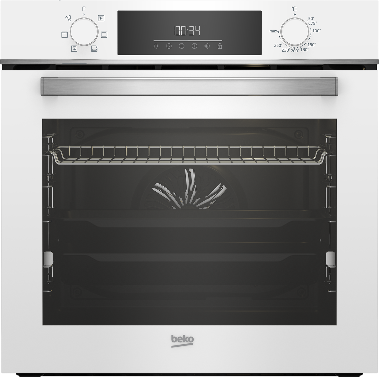 Beko BBIE18300W Ugradbena pećnica, Ventilator, 72l, Bijela