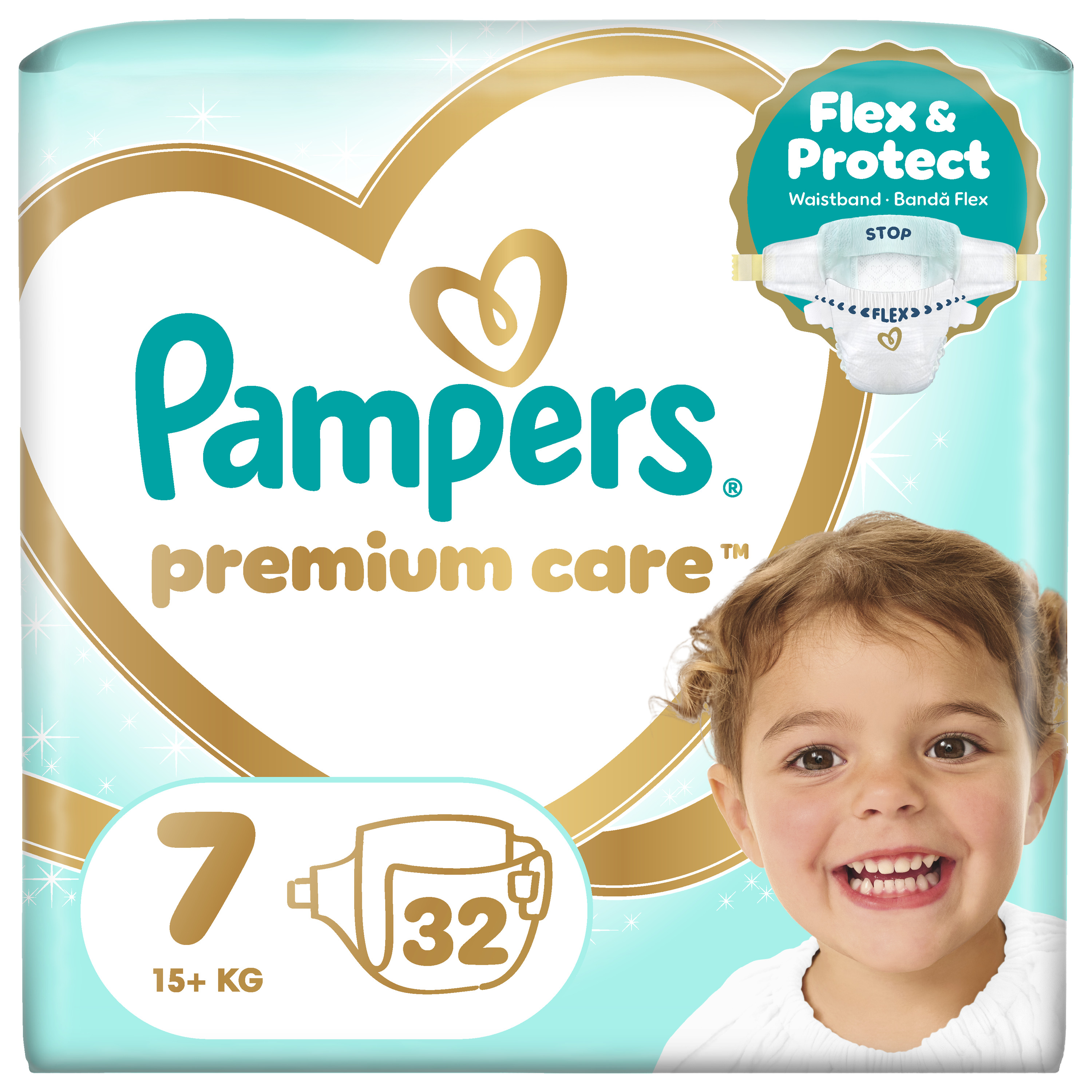 Pampers Premium Care 7 VP pelene, veličina 7 (15+ kg), 32 komada