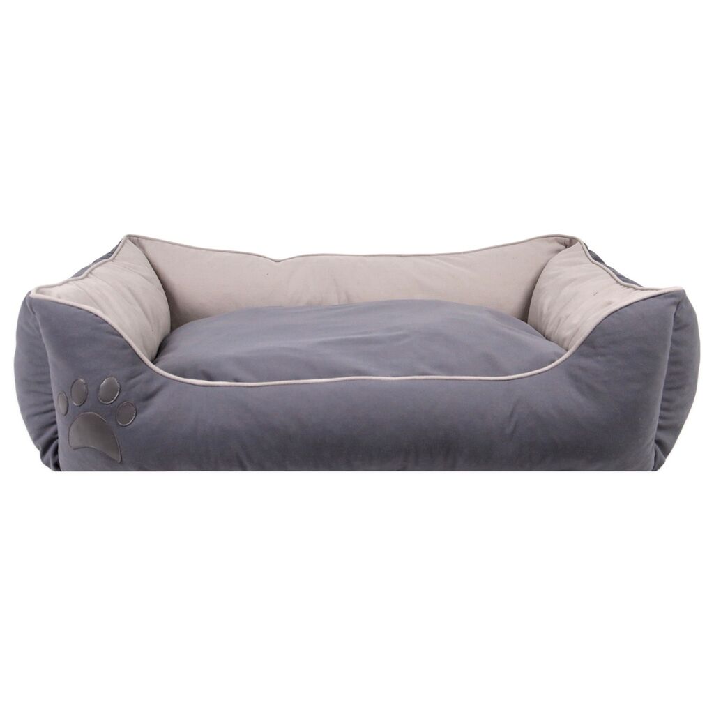 Aberto Design Krevet za kućne ljubimce Lucy L, 100x80 cm, Sivo-rozi