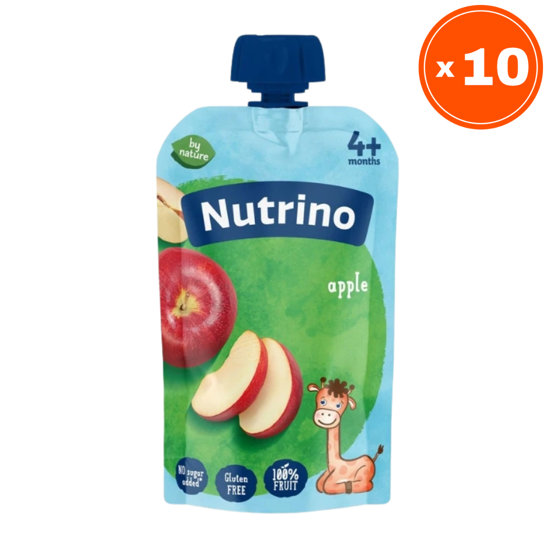 Nutrino Pire od voća, Jabuka, 100g, 10 komada