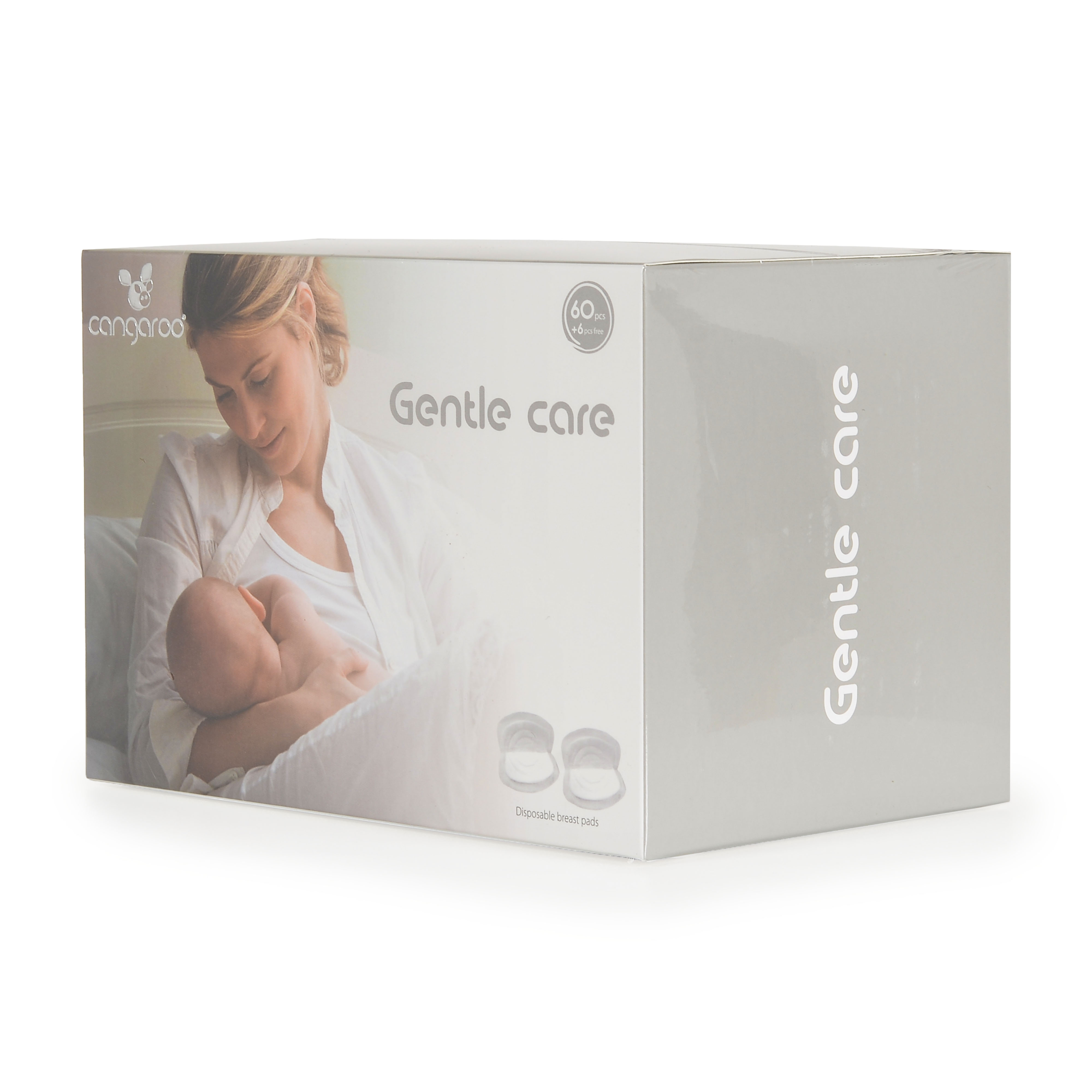 Cangaroo Tupferi za grudi Gentle Care, 60+6 komada